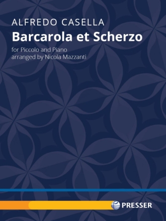 Barcarola et Scherzo Piccolo-Flte und Klavier Partitur und Stimme