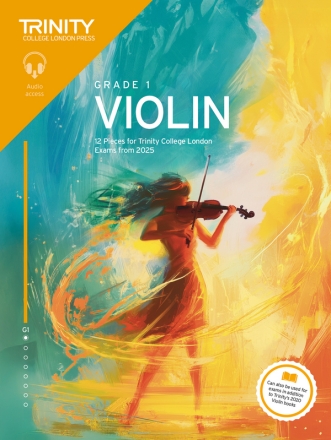 Trinity College London Violin Exam Pieces from 2025: Grade 1 Violin