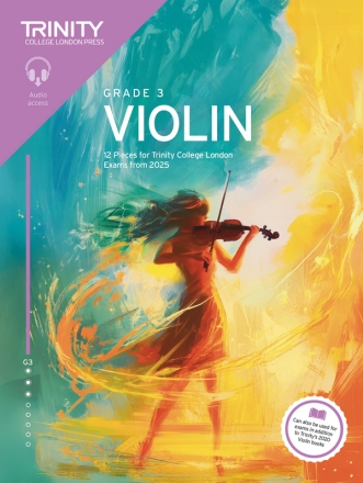 Trinity College London Violin Exam Pieces from 2025: Grade 3 Violin