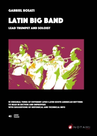 Latin Big Band Jazz Ensemble mit Solo Partitur und Stimmen