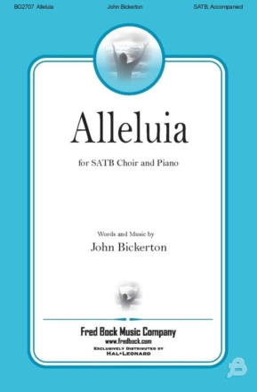 Alleluia Gemischter Chor mit Begleitung Chorpartitur