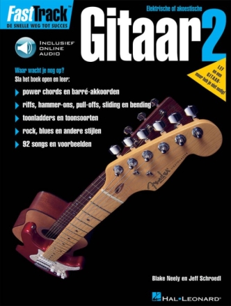 FastTrack - Gitaar 2 (NL) Gitarre Buch und Online-Audio