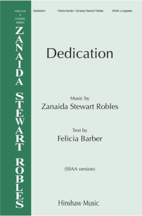 Dedication Frauenchor A cappella Chorpartitur