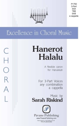 Hanerot Halalu Gemischter Chor A cappella Chorpartitur