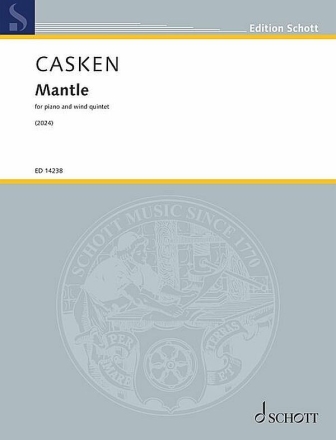 Mantle (2024) for piano and wind quintet piano score and parts