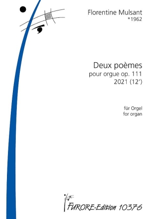 2 pomes op. 111 (2021) fr Orgel