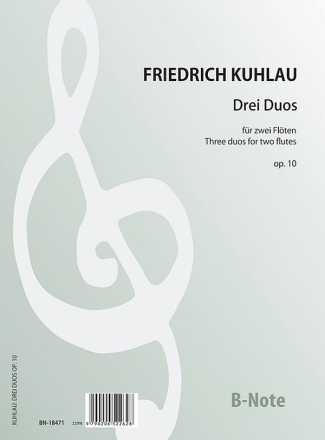 Drei Duos op.10 fr 2 Flten Partitur und Stimmen