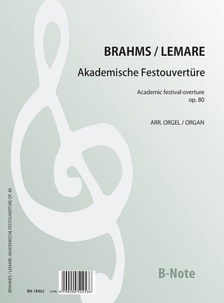 Akademische Festouvertre op.80   fr Orgel