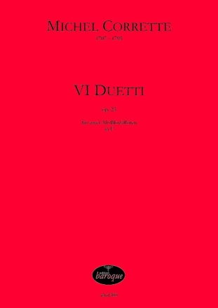 6 Duetti op.23 fr 2 Altblockflten in F Spielpartitur