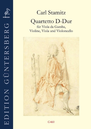 Quartetto D-Dur fr Viola da Gamba, Violine, Viola und Violoncello Partitur und Stimmen