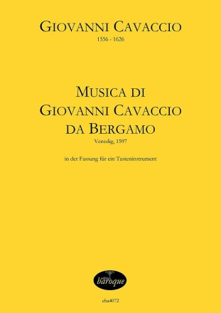 Musica di Giovanni Cavaccioda Bergamo fr ein Tasteninstrument