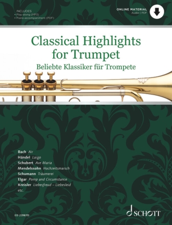 Classical Highlights (+Online-Audio) f�r Trompete und Klavier