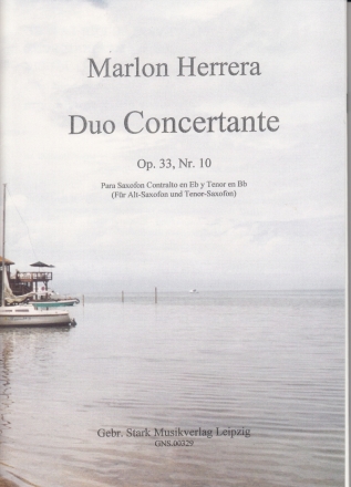 Duo concertante op.33 Nr.10 fr Alt-Saxofon und Tenor-Saxofon Partitur und Stimmen