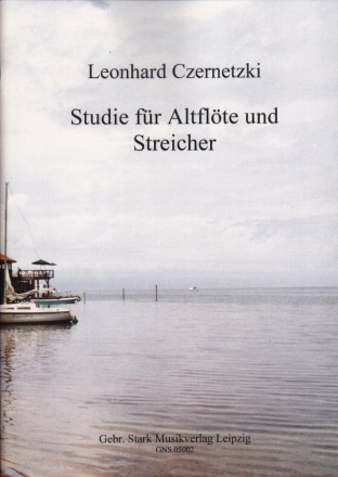 Studie fr Altflte und Streicher Partitur und Stimmen