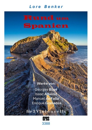 Rund um Spanien fr 3 Violoncelli Partitur und Stimmen