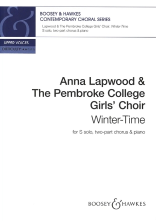 Winter-Time for sopran solo, 2-part chorus and piano choral score
