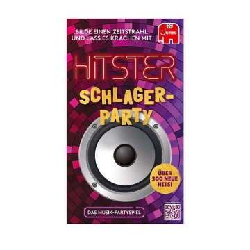 Hitster - Schlagerparty  Musikspiel  (300 music cards, 37 hitster tokens, free Hitster app )
