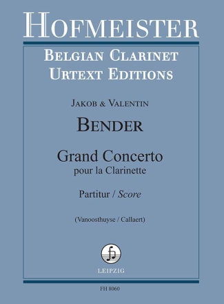 Grand Concerto pour la Clarinette f�r Klarinette und Orchester Partitur