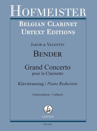 Grand Concerto pour la Clarinette f�r Klarinette und Orchester Klavierauszug mit Solostimme