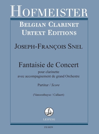Fantaisie de Concert f�r Klarinette und Orchester Partitur