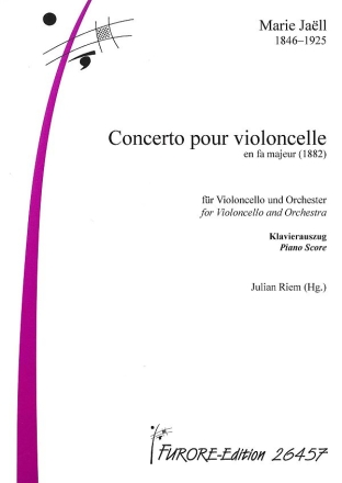 Concerto pour violoncelle (1882) fr Violoncello und Orchester Klavierauszug mit Solostimme