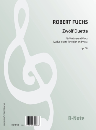Zwlf Duette op.60 fr Violine und Viola Stimmen