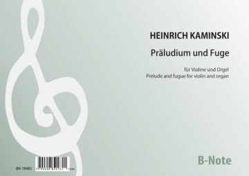 Prludium und Fuge fr  Violine und Orgel