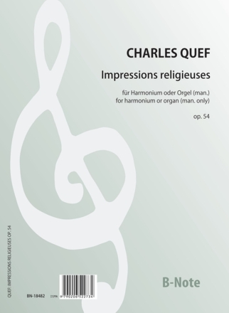 Impressions religieuses  op.54 fr Harmonium (Orgel man.)