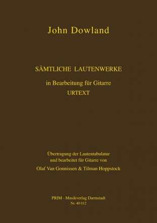 Smtliche Lautenwerke im Urtext in einem Band fr Gitarre Hardcover