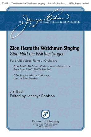 Zion Hears The Watchmen Singing SATB Chorpartitur