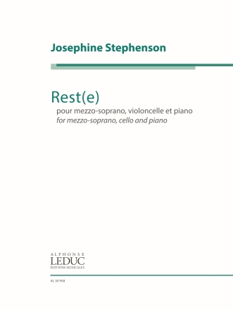 Rest(e) Mezzo-Soprano, Cello and Piano Buch + Einzelstimme(n)