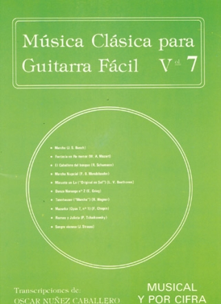 Msica Clsica para Guitarra Fcil, Volumen 7 Gitarre Buch