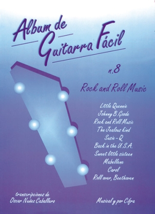 Album De Guitarra Facil No 08 Rock And Roll Music Gitarre Buch