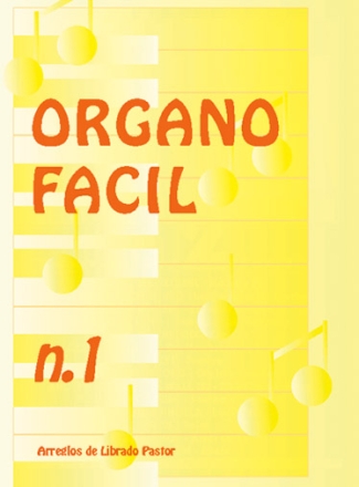 Organo Facil No1 (Pastor) Orgel Buch