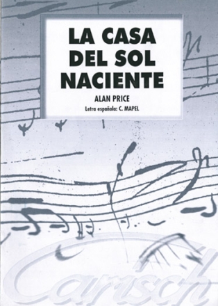 La Casa Del Sol Naciente Vocal and Piano Buch