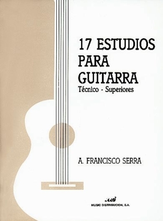 17 Estudios Para Guitarra Gitarre Buch