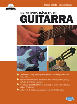 Principios Bsicos De Guitarra Gitarre Buch und CD