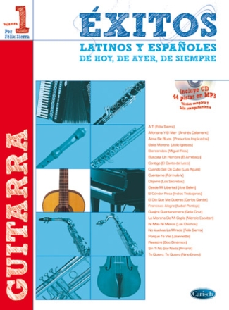 Exitos Latinos Y Espanolos Gitarre Buch und CD
