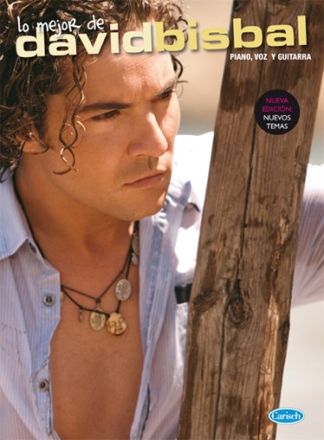 Lo Mejor de David Bisbal Klavier, Gesang und Gitarre Buch