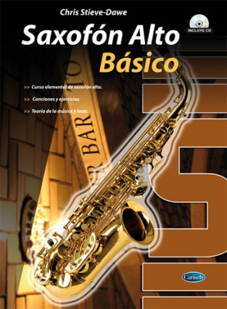 Saxofn Alto Bsico Altsaxophon Buch und CD