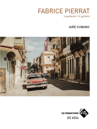 Aire Cubano Gitarrenquartett Partitur + Stimmen