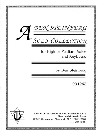 Ben Steinberg - A Solo Collection Vocal and Keyboard Buch