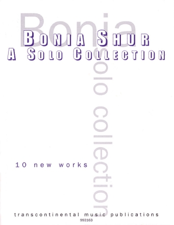Bonia Shur - A Solo Collection Vocal and Piano Buch