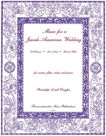 Music for a Jewish-American Wedding Vocal, Flute, Violin and Piano Buch