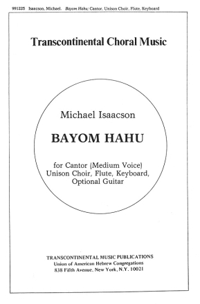 Bayom Hahu And Music For Meditation SATB Chorpartitur