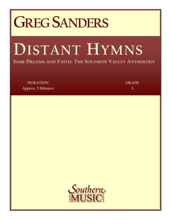 Distant Hymns Concert Band Partitur