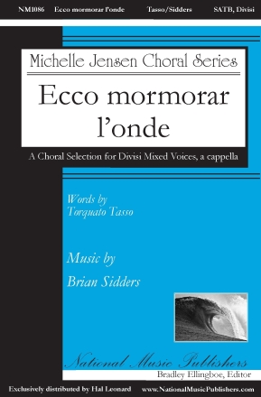 Ecco Mormorar L'onde SATB a Cappella Chorpartitur