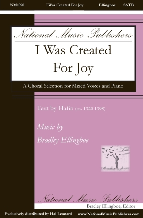 I Was Created For Joy SATB Chorpartitur