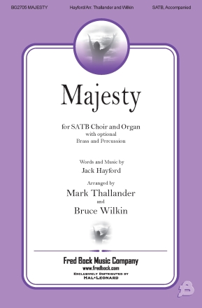 Majesty SATB Chorpartitur