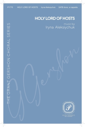 Holy Lord of Hosts SATB Divisi a Cappella Chorpartitur